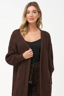 Women's Knit Open Cardigan | M