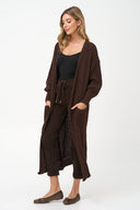 Women's Knit Open Cardigan | M