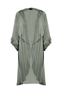 Women’s Woven Long Sleeve Cardigan | M