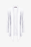 Women's Knit/Woven Combo Cardigan