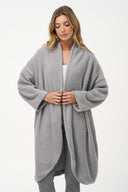 Women's Knit Long Sleeve Cardigan With A Shawl Collar | M
