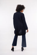 Women’s Knit Long Sleeve Cardigan. Composition: 50% Acrylic, 20% Polyamide, 10% Viscose, 10% Wool and 10% Mohair. 