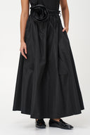Women's Woven Pull-On Maxi Circular Skirt | M