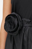 Women's Woven Pull-On Maxi Circle Skirt with Removable Floral Belt