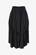 Women's Woven Bubble Gathered Pull-On Skirt | M