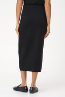Women's Knit Skirt with Contrast Front Stitching