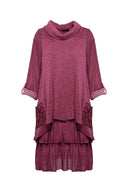 Women’s Knit Long Sleeve Dress | M