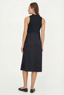 Women's Knit/Woven Combo Dress