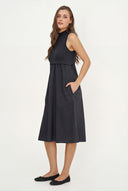 Women's Knit/Woven Combo Dress