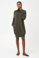 Women's Knit Turtle-Neck Dress | M