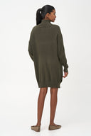 Women's Knit Turtle-Neck Dress | M