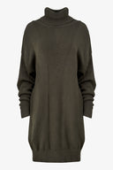 Women's Knit Turtle-Neck Dress | M