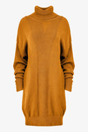 Women's Knit Turtle-Neck Dress | M