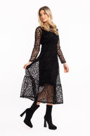 Women’s Woven Long Sleeve Dress