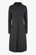 Women's Knit Turtle-Neck Knee-Length Dress | M