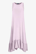 Women's Knit Woven Combo Dress