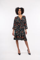 Women’s Woven 3/4 Sleeve Dress. Composition: 100% Viscose. 