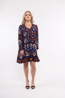 Women’s Woven Long Sleeve Dress. Composition: 100% Viscose. 