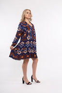 Women’s Woven Long Sleeve Dress. Composition: 100% Viscose. 