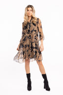 Women’s Woven Long Sleeve Dress