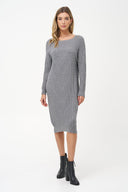 Women's Knit Crew-Neckline Dress | M