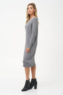 Women's Knit Crew-Neckline Dress | M