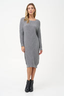 Women's Knit Crew-Neckline Dress | M