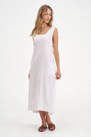 Women's Knit Woven Combo Dress
