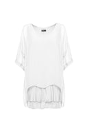 Women’s Woven 3/4 Sleeve Tunic | M