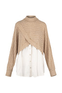 Women's Knit & Woven Tunic | M