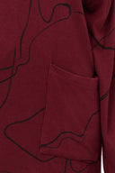 Women's Knit Wide Neck Tunic | M