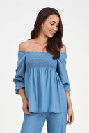 Women's Woven Tunic Top
