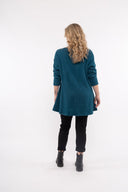 Women’s Knit Long Sleeve Tunic. Composition: 60% Acrylic, 25% Viscose and 5% Elastane. 