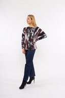 Women’s Knit Long Sleeve Tunic. Composition: 55% Viscose, 40% Polyester and 5% Elastane. 