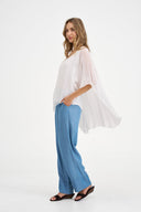 Women's Woven Tunic Top