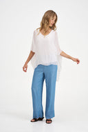 Women's Woven Tunic Top