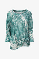 Women's Knit Wide Crew-Neckline Tunic | M