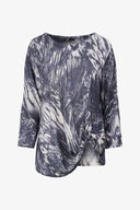 Women's Knit Wide Crew-Neckline Tunic | M