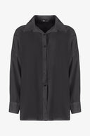 Women's Woven Button-Down Long Sleeve Shirt | M