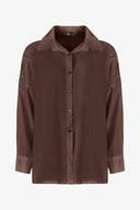 Women's Woven Button-Down Long Sleeve Shirt | M