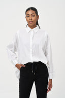 Women's Woven Button-Down Long Sleeve Shirt | M