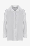 Women's Woven Button-Down Long Sleeve Shirt | M