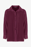 Women's Woven Button-Down Long Sleeve Shirt | M