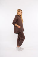 Women’s Knit Long Sleeve Sweatshirt. Composition: 100% Cotton. 