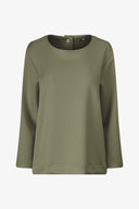 Women's Knit Crew-Neckline Sweatshirt | M