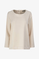 Women's Knit Crew-Neckline Sweatshirt | M