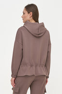 Women's Knit Hooded Sweatshirt