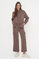 Women's Knit Hooded Sweatshirt