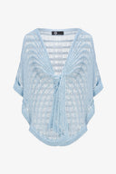 Women's Knit Poncho Top