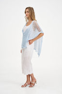 Women's Knit Poncho Top